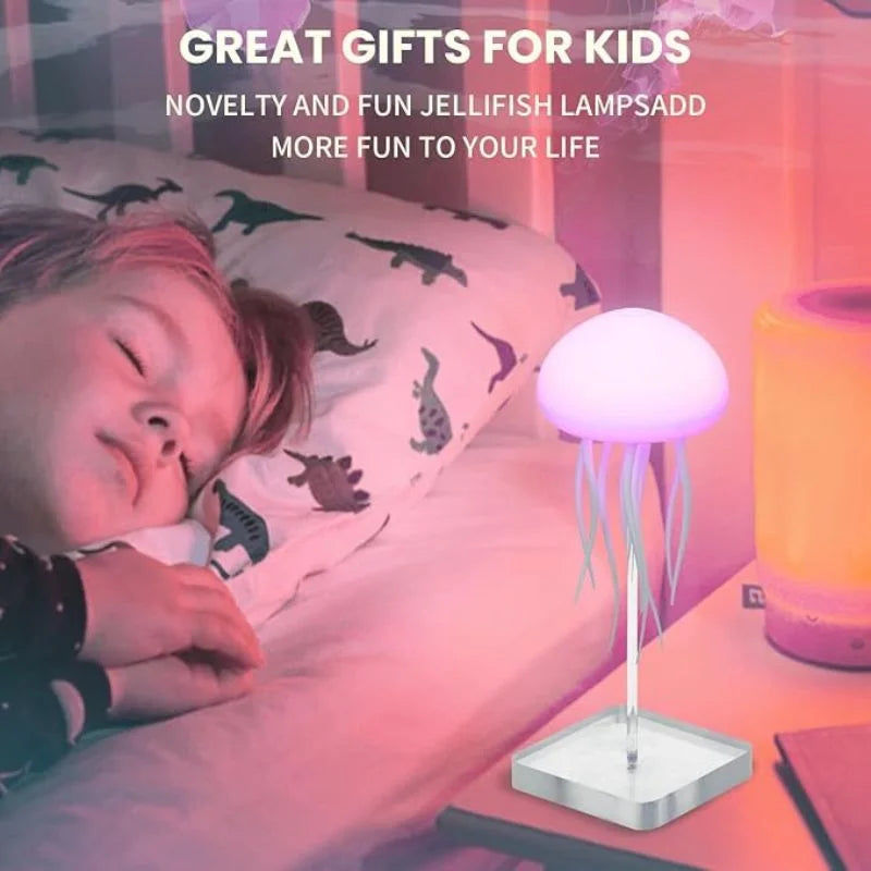 LED Jellyfish Lamp RGB Mood Light | Voice Control Fantasy Jellyfish Night Light