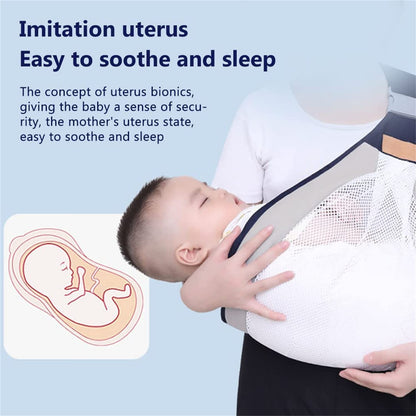 Baby Carrier, Ergonomic Baby Strap one Shoulder Labor-Saving Polyester