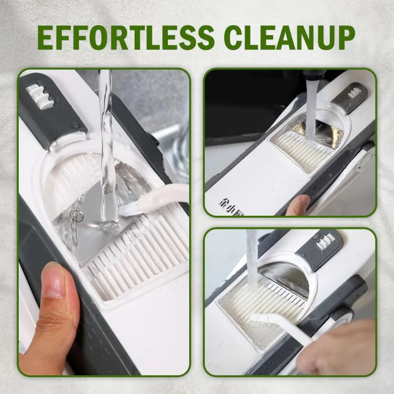 Brava Spring Vegetable Slicer Chopper | Manual Mandoline Cutter