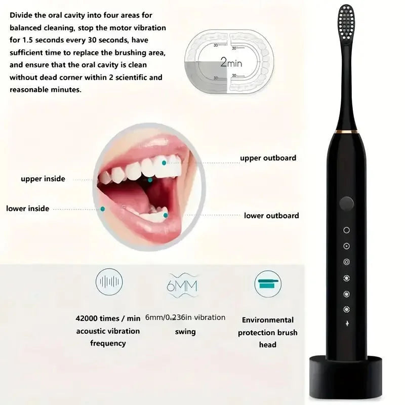 X3 Sonic Electric Toothbrush Rechargeable