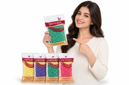 Hard Wax Beans | Painless Hair Removal Wax Beads for Body & Facial Hair | Random flavour | 100g