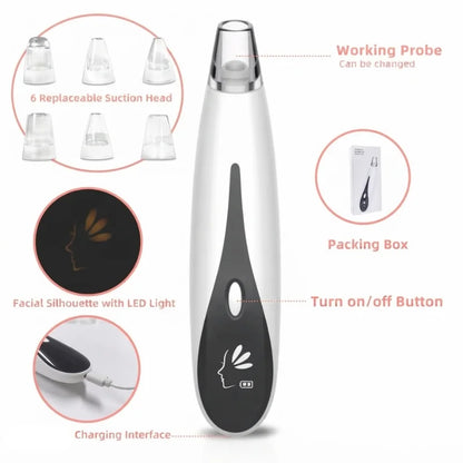 Rechargeable Blackhead Remover Vacuum Cleaner