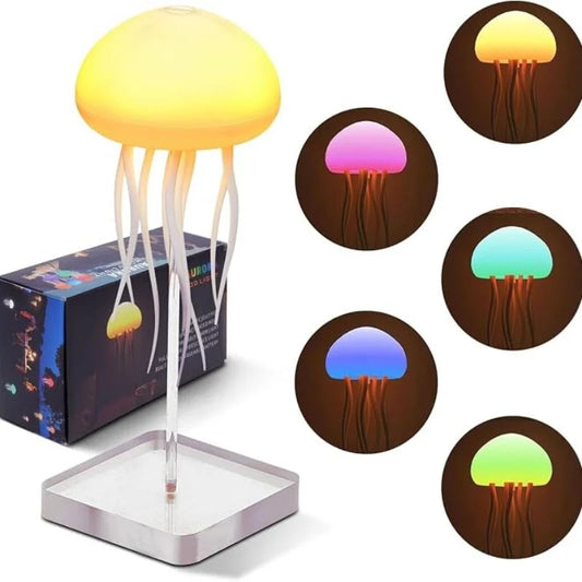 LED Jellyfish Lamp RGB Mood Light | Voice Control Fantasy Jellyfish Night Light