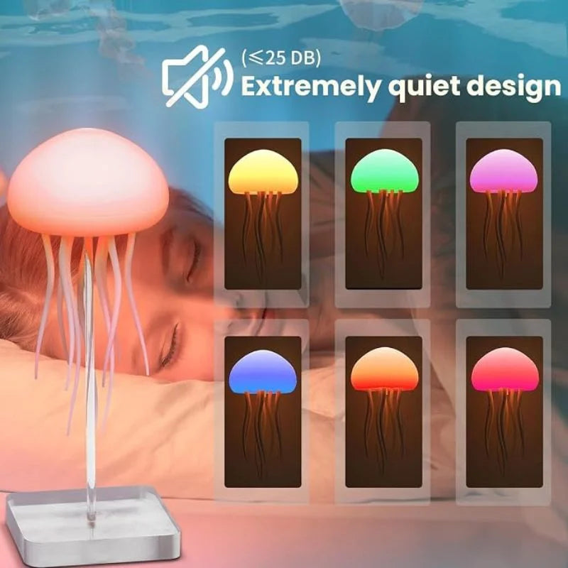 LED Jellyfish Lamp RGB Mood Light | Voice Control Fantasy Jellyfish Night Light