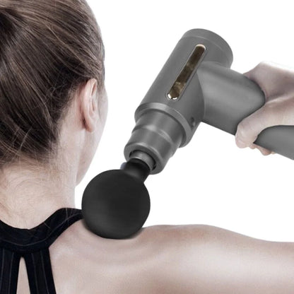 Deep Tissue Muscle Massage Gun | Fascia Relaxation Massage Gun with 6 Speed Levels & 4 Massage Heads