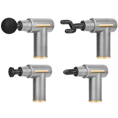 Deep Tissue Muscle Massage Gun | Fascia Relaxation Massage Gun with 6 Speed Levels & 4 Massage Heads