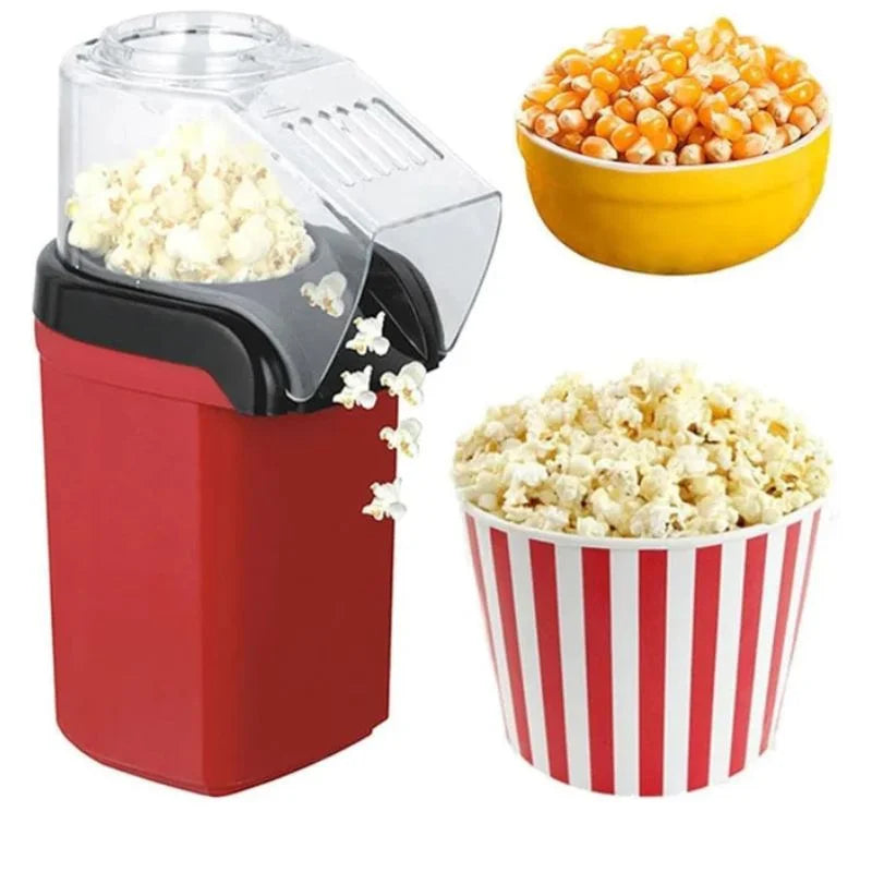 Oil Free Mini Popcorn Maker | Hot Air Popcorn Machine