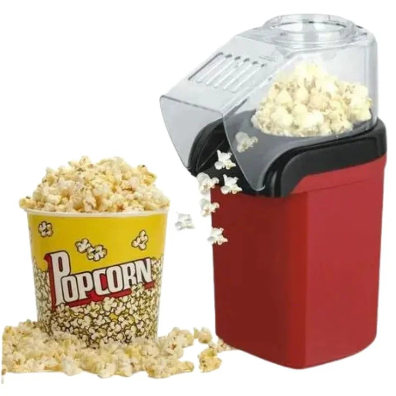 Oil Free Mini Popcorn Maker | Hot Air Popcorn Machine