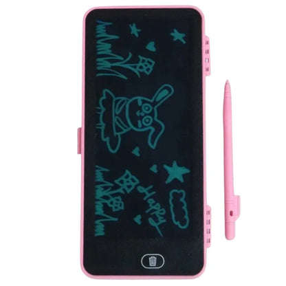LCD Drawing Pen Case for Kids | Writing Tablet Pencil Box with Screen Lock