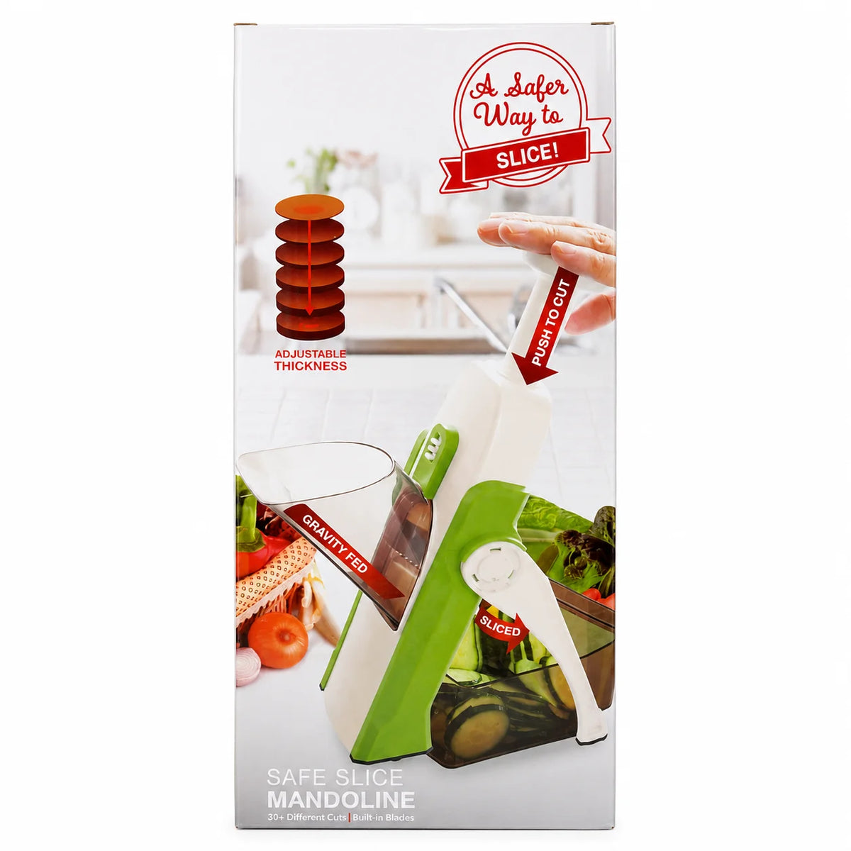 Brava Spring Vegetable Slicer Chopper | Manual Mandoline Cutter
