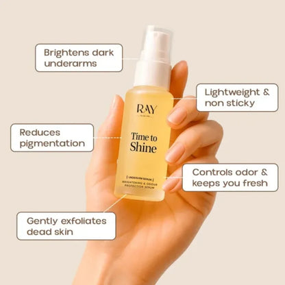 Ray Time To Shine Underarm Serum | Brightening Underarm Serum with Niacinamide