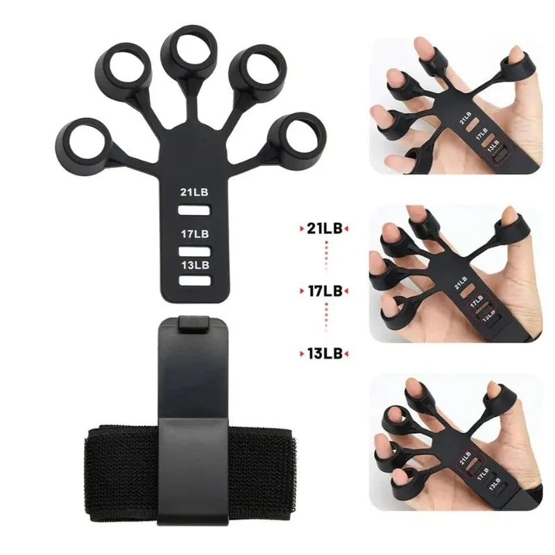 Adjustable Hand Grip Strengthener | Finger Exerciser & Hand Therapy