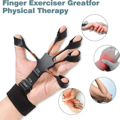 Adjustable Hand Grip Strengthener | Finger Exerciser & Hand Therapy